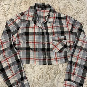 Cropped flannel